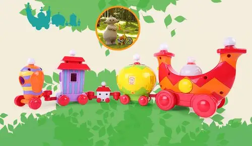 花园宝宝叮叮车套装男女孩一岁宝宝玩具电动轨道儿童玩具小火车