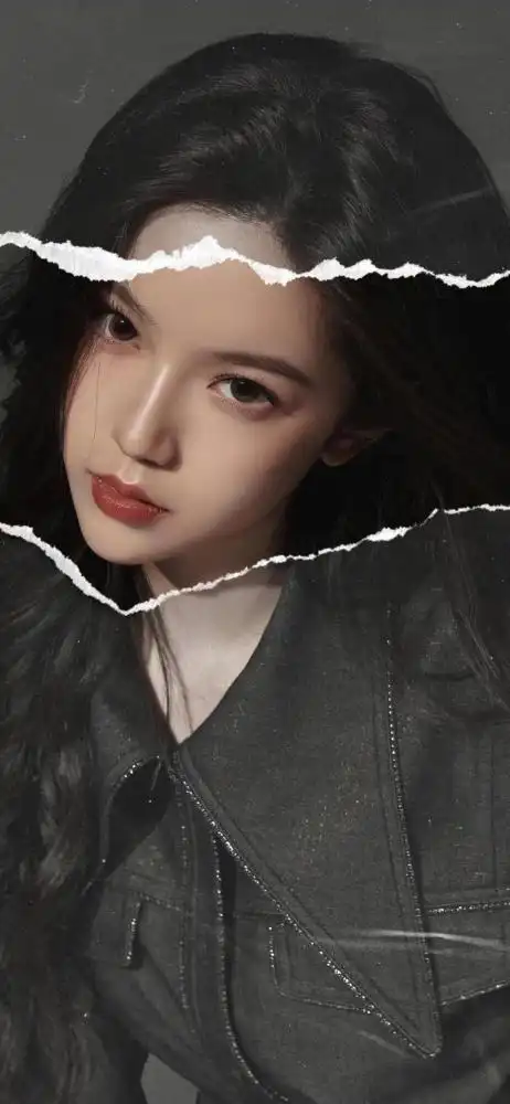 壁纸丨黑色系气质高冷小姐姐