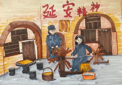 党史学习教育|以画言说,他们把党史故事"绘"进了心里!