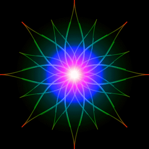 ps滤镜制作非常漂亮的渐变花朵gif动画效果图