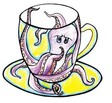 餐桌文化大放送画笔世界下面的创意杯子