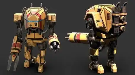 【maya建模】零基础机甲机器人模型制作教程.maya建模基础教程