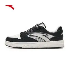 anta安踏奥特莱斯街顽板鞋女春季厚底情侣款休闲鞋商场同款122338053