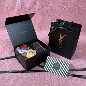 芭莎娜黛博拉ysl礼盒空盒专柜/口红气垫盒子包装盒香水袋子纸袋手