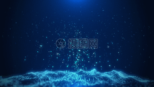 梦幻粒子舞台背景gif图片素材