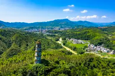 广东省丰顺县丰良镇双溪村文塔-斜塔