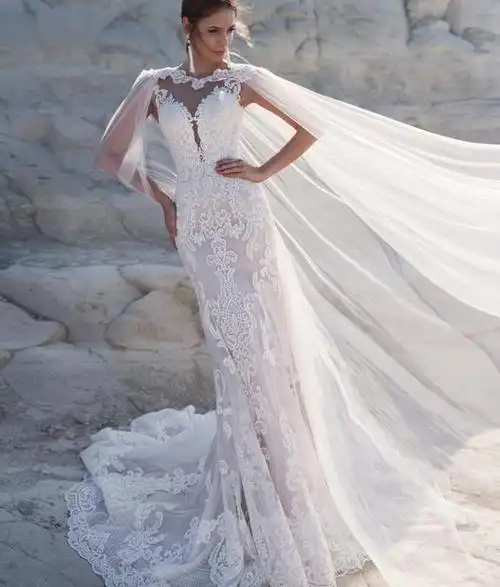 俄罗斯lussano浪漫婚纱礼服,极具魅力绽放光彩,甜蜜幸福