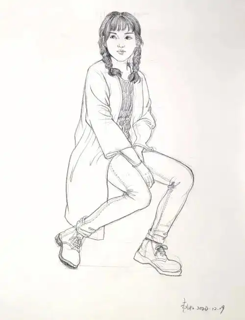 人物速写练习