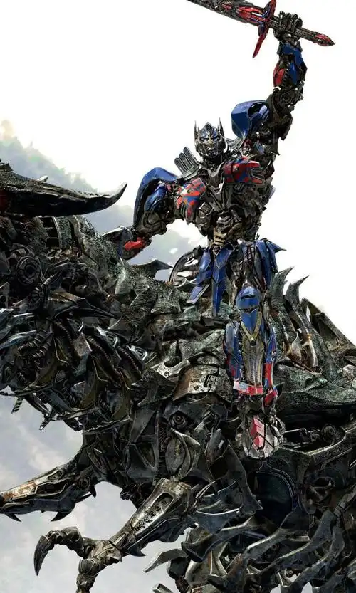 擎天柱骑在变形金刚4壁纸的钢锁