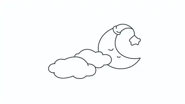 星空简笔画的画法