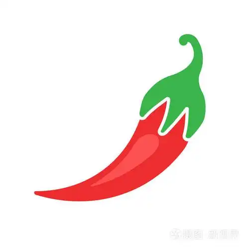辣辣椒插图白色插画-正版商用图片0gjlyd-摄图新视界
