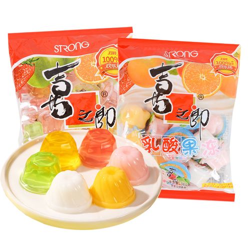 喜之郎果冻360g16袋整箱什锦果汁果肉吸吸乳酸果冻