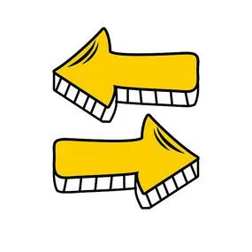 ppt红色箭头立体图表素材免费下载_红动中国