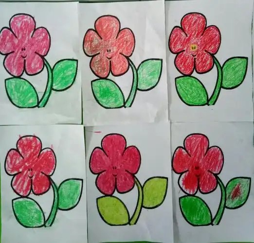 【兴平幼儿园小三班】幼儿绘画---春天的花