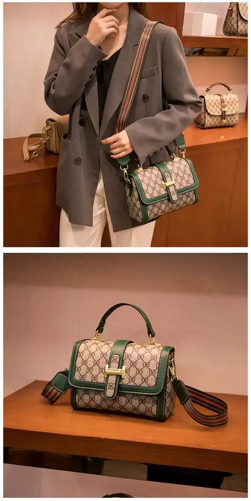 酷奇女包轻奢品牌小包包女2021新款潮网红女包韩版单肩大气手提包女士