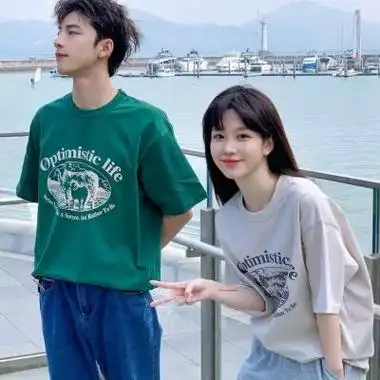 情侣头像一男一女分开两张可爱