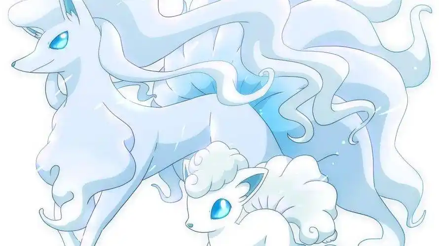 神奇宝贝,阿罗拉的神奇白色九尾