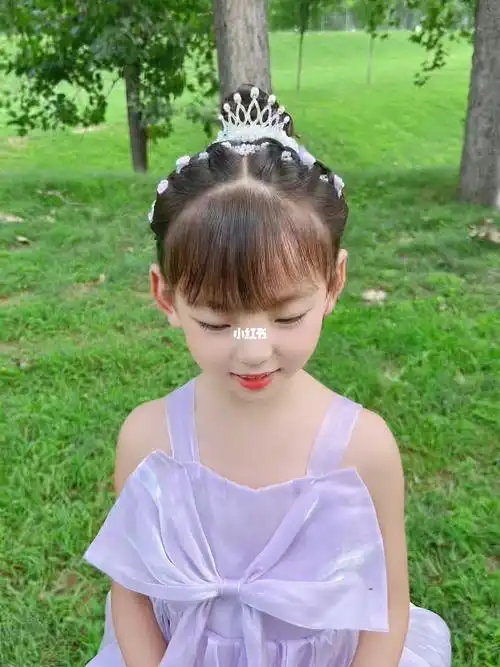 夏日公主皇冠丸子头