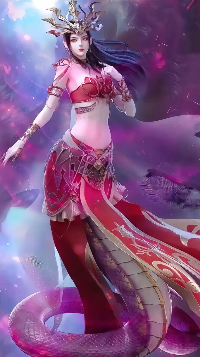 斗破苍穹精选高清壁纸丨美杜莎女王ai高清手机壁纸分享,喜欢的赶紧