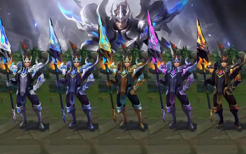 【英雄联盟】2021 全球总决赛 嘉文四世 t3皮肤/全炫彩 特效&3d展示