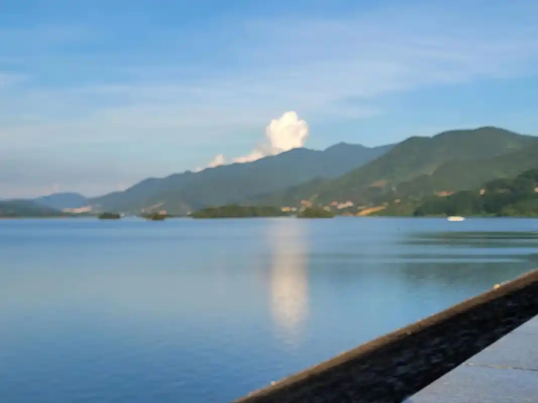 晚游长坡水库,风景秀丽.#长坡水库 安徽#高州水库风景  - 抖音