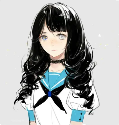 随手涂个雀斑妹