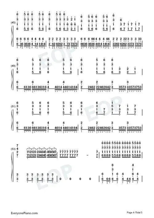 evolve-淬炼-2020年王者荣耀世界冠军杯主题曲双手简谱预览4