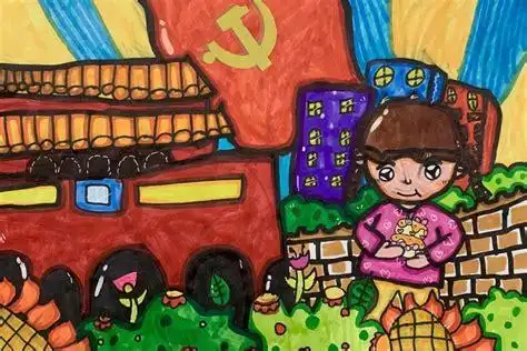 建党100周年的水粉画怎么画建党100周年水粉画简单又好看教程