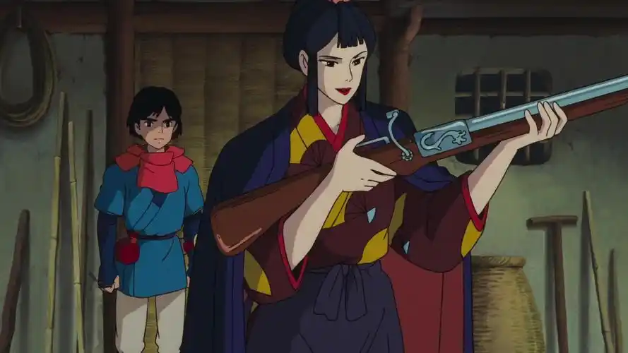 吉卜力-幽灵公主(1997):黑帽的枪支工作室_哔哩哔哩_bilibili