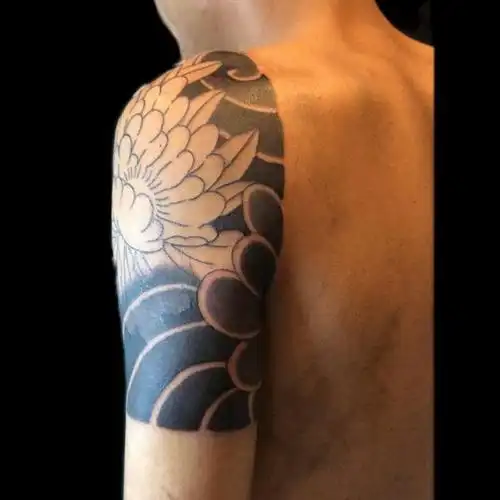 牡丹小半甲_纹身吧社区 - 纹身大咖