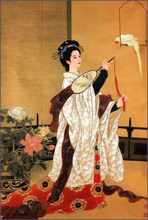 赵国经遇见王美芳成就最美工笔仕女画的传奇