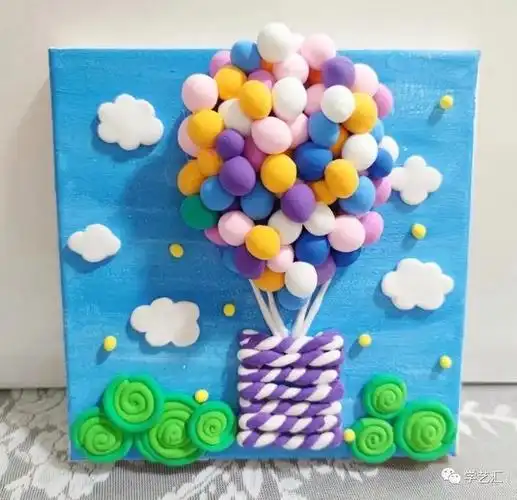 一起欣赏橡皮泥作品吧!