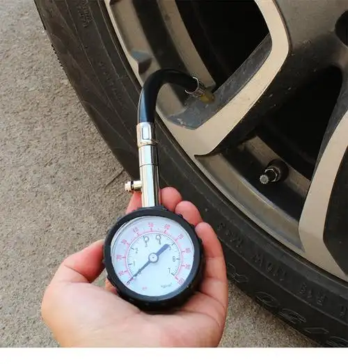 汽车胎压计/气压表26*6cm高精密度胎压表车载电器 车用轮胎检测器