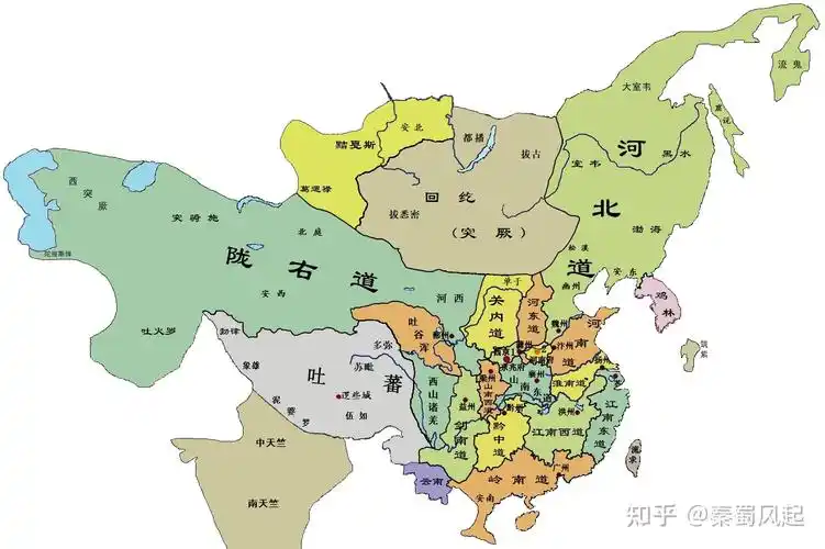 唐朝时期的疆域最远曾经达到过现在的哪里有地图标识一下吗