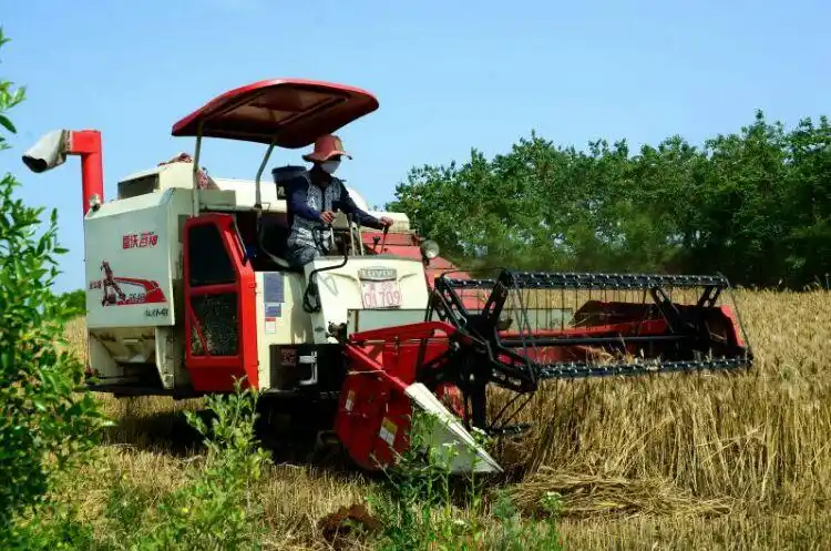 写美篇收割机最早是英国发明的,于1799年英国最早出现马拉的圆盘割刀