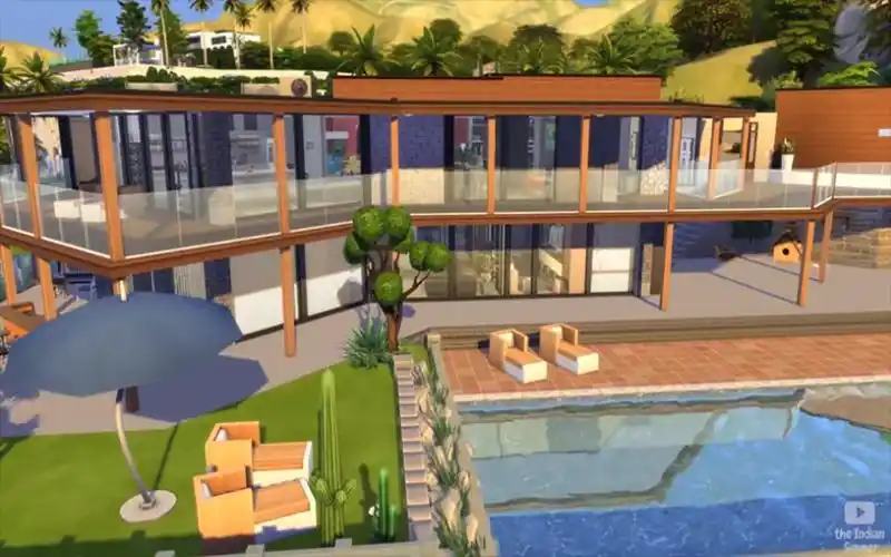 【模拟人生4 || 速建】gta5富兰克林的家 by the indian simmer