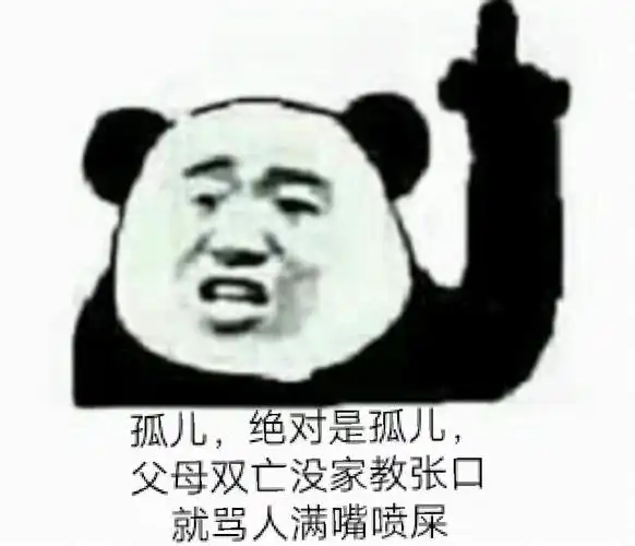 孤儿,绝对是孤儿父母双亡没家教张口就骂人满嘴啧屎_孤儿_啧屎_父母双