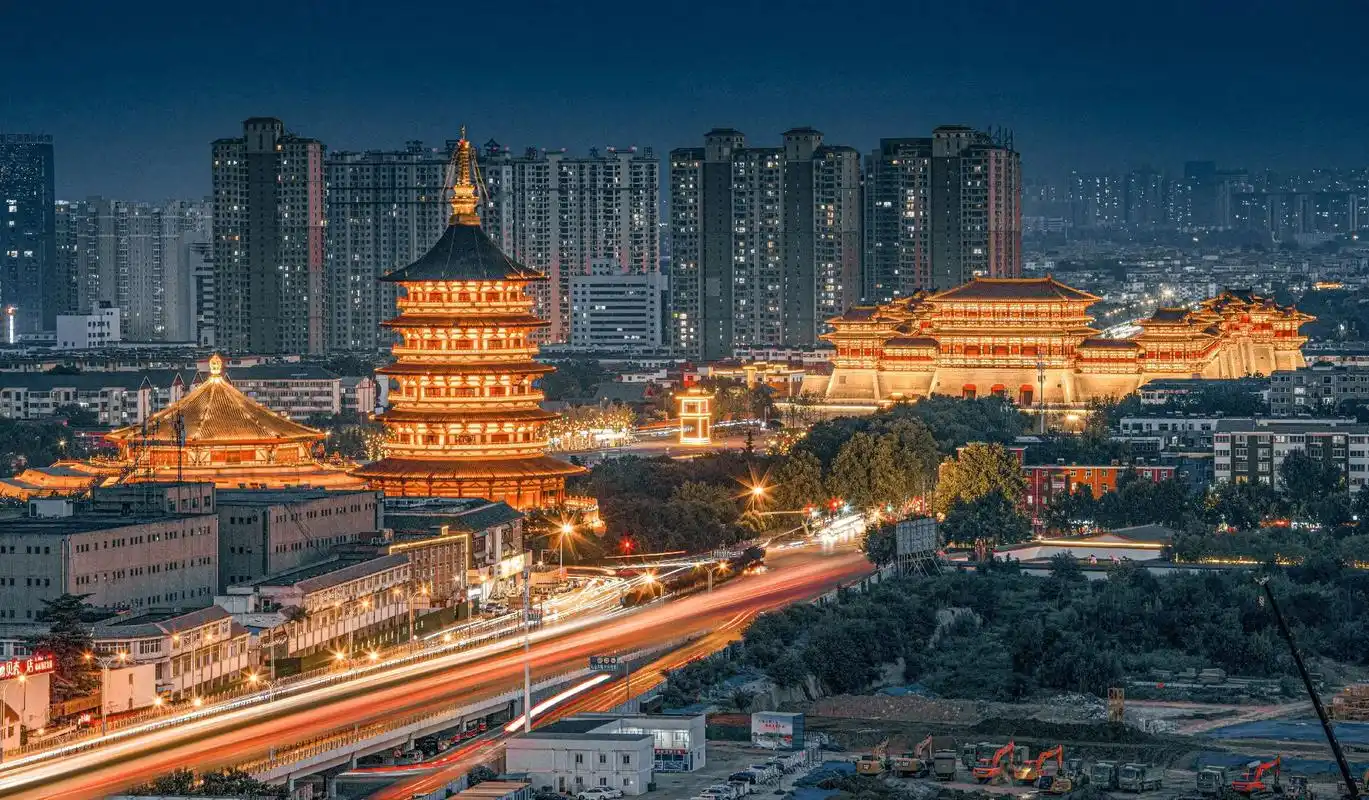 隋唐洛阳城.我镜头下不同角度的紫薇城,大唐通天塔和万象神宫, - 抖音