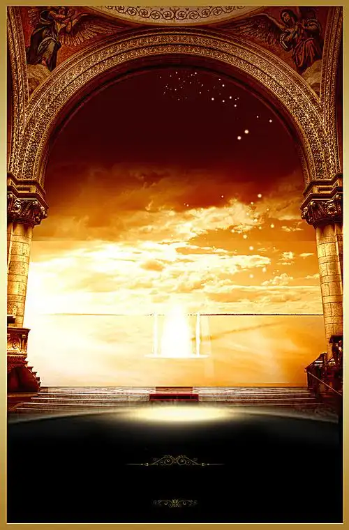 大气欧式地产海报背景高清大气欧式地产海报背景素材下载_2717*4134