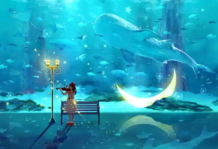 【唯美 插画 手绘 意境 二次元 小清新 治愈 壁纸 背景 涂鸦 水彩】