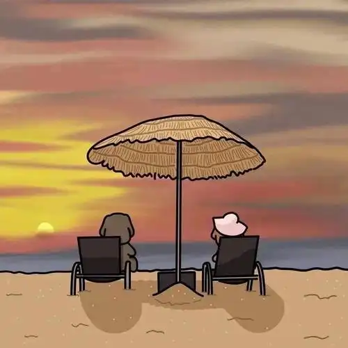 朋友圈背景图 丨夕阳无限好