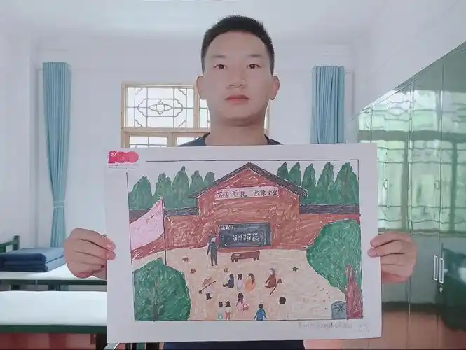 雷山县消防救援大队开展庆祝建党一百周年绘画创作活动