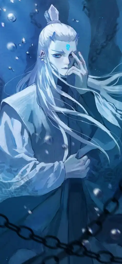 帅气高冷的敖丙手机锁屏壁纸