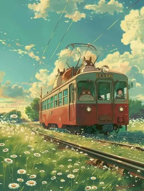 治愈系插画 | 宫崎骏的夏天    #二次元新鲜事##某某壁纸