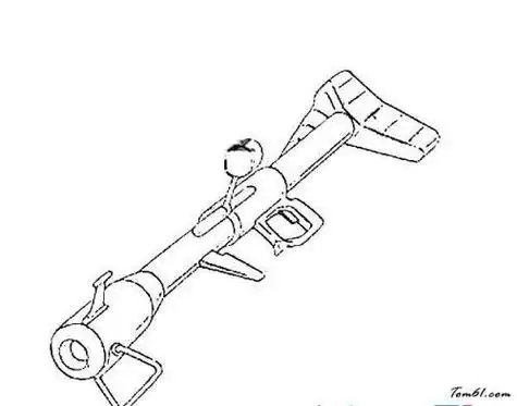 m136at4火箭筒怎么画简笔画