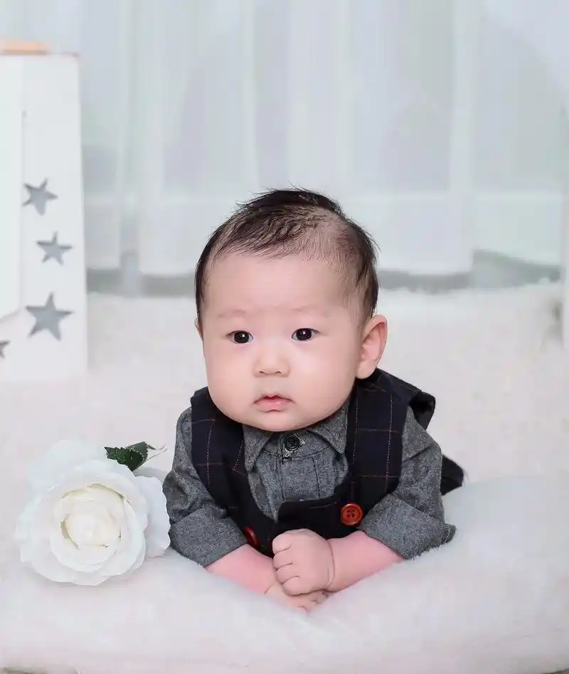 迟来的百天照,宝宝100天啦