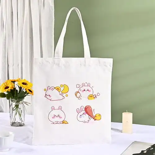 帆布袋定 制logo 广告diy图案购物袋手提棉布袋学生单肩束口订 做