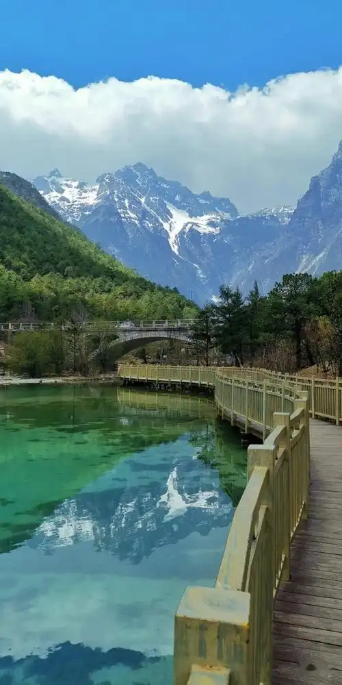 丽江第三日蓝月谷拉市海