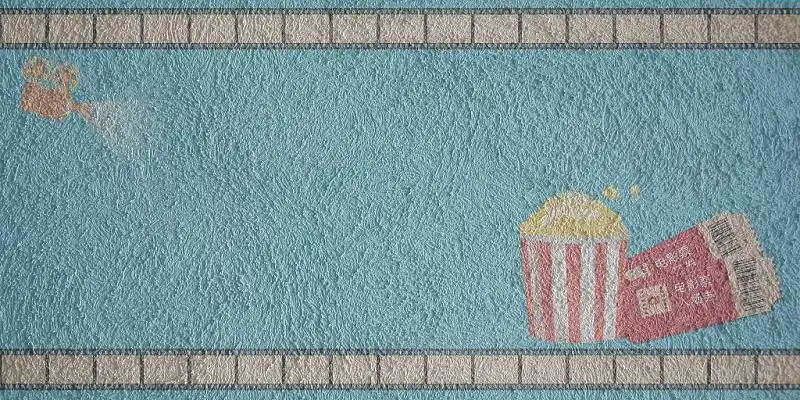 胶卷素材复古电影放映海报电影展板背景