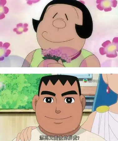 胖虎对歌唱有种病态的热爱(白话:音痴还想当歌手),歌声之恐怖甚至可以